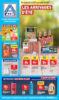 Prospectus Aldi à Montussan, "LES ARRIVAGES D'ÉTÉ", 31 pages de promos valables du 23/07/2024 au 29/07/2024