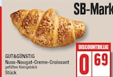 Nuss-Nougat-Creme-Croissant Angebote von GUT&GÜNSTIG bei EDEKA Potsdam für 0,69 €