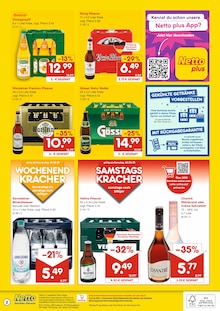 Veltins im Netto Marken-Discount Prospekt "DER ORT, AN DEM DU IMMER AUSGEZEICHNETE PREISE FINDEST." mit 2 Seiten (Hückelhoven)