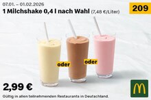Milch im aktuellen McDonalds Prospekt (Remscheid) Milch im McDonalds Prospekt "Endlich wieder Gutscheine!" mit 19 Seiten (Remscheid)
