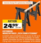 Werkstattbock âTech Stand KTSS8060â im OBI Prospekt Werkstattbock âTech Stand KTSS8060â von Kistenberg im aktuellen OBI Prospekt fĂŒr 24,99 âŹ