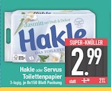 Toilettenpapier von Hakle oder Servus im aktuellen EDEKA Prospekt für 2,99 €