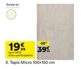 Tapis micro 100×150 cm dans le catalogue But