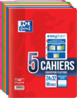 LOT DE 5 CAHIERS POLYPRO EASYBOOK 24X32 OXFORD - OXFORD - Auchan Hypermarché à Levallois-Perret LOT DE 5 CAHIERS POLYPRO EASYBOOK 24X32 OXFORD - OXFORD en promo chez Auchan Hypermarché Levallois-Perret à 8,70 €