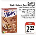 Aktuelle Zucker Angebote bei nah und gut in Würzburg Aktuelles Vitalis Müsli Angebot bei nah und gut in Würzburg ab 2,22 €