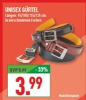 UNISEX GÜRTEL im Angebot bei Marktkauf in Münster UNISEX GÜRTEL Angebote bei Marktkauf Münster für 3,99 €