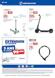 Prix et réduction Trottinette Électrique dans le prospectus Intersport en cours Offre Trottinette Électrique dans le catalogue Intersport du moment à la page 32