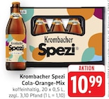 Spezi Cola-Orange-Mix Angebote von Krombacher bei E center Worms für 10,99 €