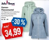 Damen-Fleecemantel Angebote von Julia Brown by Stolz bei Kaufhaus Stolz Greifswald für 34,99 €