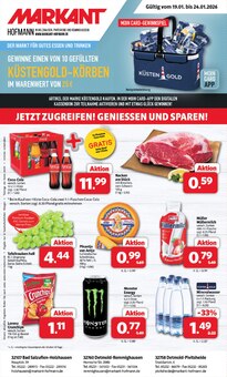 Coca Cola im Markant Nordwest Prospekt "DER MARKT FÜR GUTES ESSEN UND TRINKEN" mit 12 Seiten (Detmold)