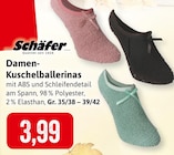 Damen-Kuschelballerinas Angebote von Schäfer bei Kaufhaus Stolz Bremerhaven für 3,99 €