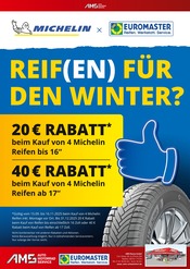 Aktueller AMS Auto Motorrad Service Werkstatt & Auto Prospekt in Knetzgau und Umgebung, "REIF(EN) FÜR DEN WINTER?" mit 1 Seite, 15.09.2025 - 31.12.2025