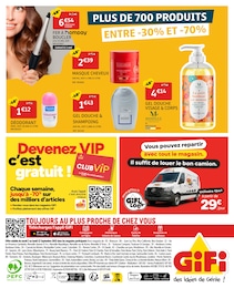 Prix et réduction Shampooing dans le prospectus Gifi en cours Offre Shampooing dans le catalogue Gifi du moment à la page 7