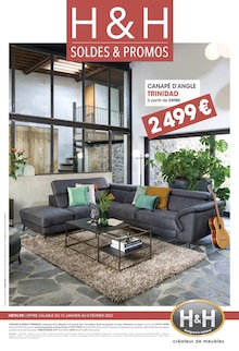 H&H Catalogue "Soldes & Promos", 12 pages, Weyersheim,  12/01/2022 - 08/02/2022