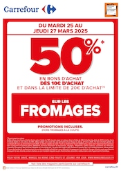 Prospectus Carrefour à Drancy, "Carrefour", 1 page de promos valables du 25/03/2025 au 27/03/2025