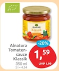 Tomatensauce Klassik Angebote von Alnatura bei budni Elmshorn für 1,59 €