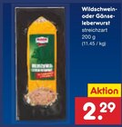 Wildschweinleberwurst Angebote bei Netto Marken-Discount Berlin für 2,29 €