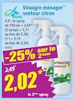 Vinaigre ménager senteur citron - ECO LIBRE dans le catalogue Norma
