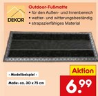 Outdoor-Fußmatte im Angebot bei Netto Marken-Discount in Schwäbisch Gmünd Outdoor-Fußmatte Angebote von DEKOR bei Netto Marken-Discount Schwäbisch Gmünd für 6,99 €