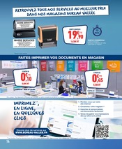 Promos Tampon Encreur dans le catalogue "DÉMARREZ L'ANNÉE DU BON PRIX !" de Bureau Vallée à la page 14