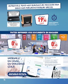 Promo Tampon Encreur dans le catalogue Bureau Vallée du moment à la page 14