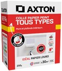 Colle papier peint tous types - AXTON en promo chez Weldom Colle papier peint tous types - AXTON dans le catalogue Weldom