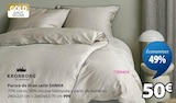 Parure de lit en satin SANNA - KRONBORG - Jysk à Mont-de-Marsan Parure de lit en satin SANNA - KRONBORG en promo chez Jysk Mont-de-Marsan à 50,00 €