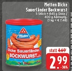 EDEKA - Dicke Sauerländer Bockwurst Angebot im Prospekt Dicke Sauerländer Bockwurst bei EDEKA im Prospekt "" für 2,99 €