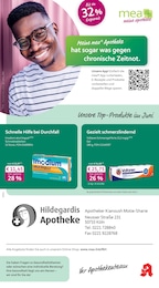 mea - meine apotheke Prospekt für Köln: "Unsere Juni-Angebote", 4 Seiten, 01.06.2026 - 30.06.2026