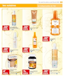 Promotion Vichy dans le prospectus Carrefour, valable du 01/07/2025 au 18/07/2025 Promo Vichy dans le catalogue Carrefour du moment à la page 7