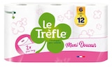 Papier hygiénique - LE TRÈFLE à 4,80 € dans le catalogue Carrefour