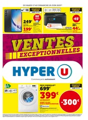 Smartphone Angebote im Prospekt "VENTES EXCEPTIONNELLES" von Hyper U Smartphone Angebote im Prospekt "VENTES EXCEPTIONNELLES" von Hyper U auf Seite 1