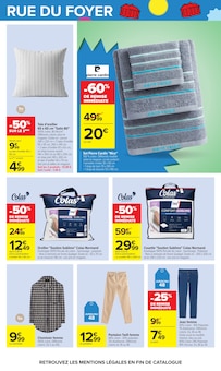 Promotion Literie dans le prospectus Carrefour, valable du 08/09/2026 au 21/09/2026 Promo Literie dans le catalogue Carrefour du moment à la page 75