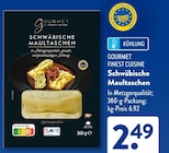 Schwäbische Maultaschen im ALDI SÜD Prospekt Schwäbische Maultaschen von Gourmet Finest Cuisine im aktuellen ALDI SÜD Prospekt für 2,49 €