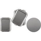 Promo SUR TOUS LES LOTS DE 2 PLATEAUX EN CARTON ARGENT, OR, NOIR ET BLANC à  dans le catalogue Carrefour à Chalezeule