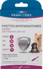 Pipettes antiparasitaires Icardine 4x1ml - FRANCODEX en promo chez Animalis Pipettes antiparasitaires Icardine 4x1ml - FRANCODEX dans le catalogue Animalis