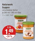 Suppen im V-Markt Prospekt Suppen von Naturwerk im aktuellen V-Markt Prospekt für 1,49 €