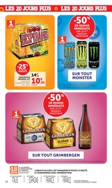 Promos Bière dans le catalogue "LES 20 JOURS PLUS" de U Express Bière en promo dans le catalogue U Express à la page 12