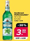 Pfefferminzlikör Angebote von Nordbrand bei Netto mit dem Scottie Pirna für 3,99 €