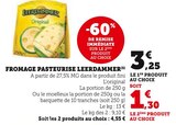 Fromage Pasteurisé - Leerdammer en promo chez U Express Menton à 1,30 €