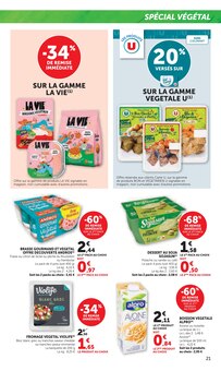 Promotion Alpro dans le prospectus Super U, valable du 24/03/2026 au 06/04/2026 Promo Alpro dans le catalogue Super U du moment à la page 21