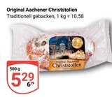 Original Aachener Christstollen Angebote bei GLOBUS Braunschweig für 5,29 €