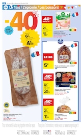 Promo Saucisson dans le catalogue Carrefour Market du moment à la page 12