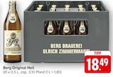 Aktuelle Bier Angebote bei E center in Albstadt Aktuelles Berg Original Hell Angebot bei E center in Albstadt ab 18,49 €