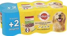 Les cuisinés en sauce aux petits légumes pour chien - Géant Casino à Grenoble Les cuisinés en sauce aux petits légumes pour chien en promo chez Géant Casino Grenoble à 5,39 €