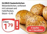 Saatenbrötchen im Angebot bei GLOBUS in Hürth Saatenbrötchen Angebote von GLOBUS bei GLOBUS Hürth für 1,79 €
