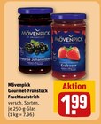 Gourmet-Frühstück Fruchtaufstrich von Mövenpick im aktuellen REWE Prospekt