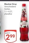 Sirup Angebote von Mautner bei GLOBUS Kaiserslautern für 2,99 €
