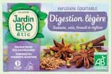 INFUSION DIGESTION LÉGÈRE BIO - JARDIN BIO ETIC à 0,82 € dans le catalogue Intermarché