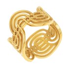 Bague en acier doré - Daniela Coaro - Le Manège à Bijoux Bague en acier doré - Daniela Coaro à 21,00 € dans le catalogue Le Manège à Bijoux